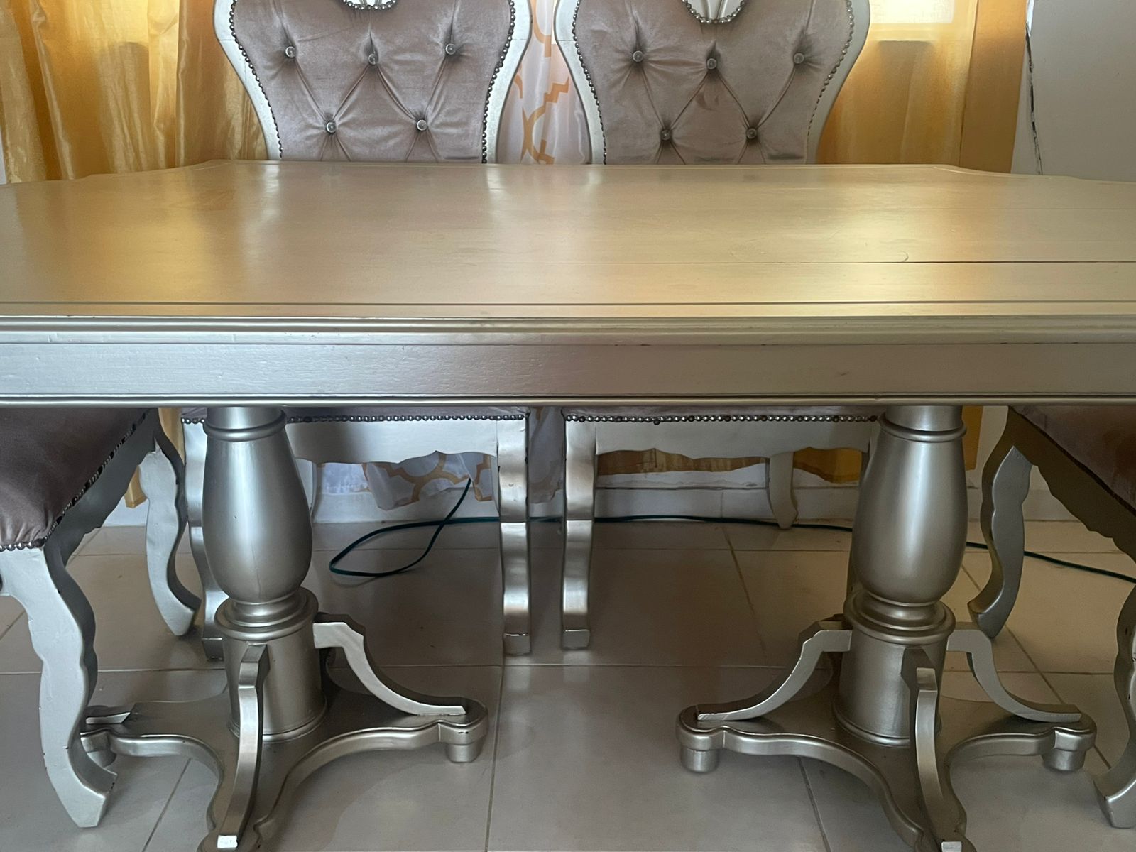 muebles y colchones - juego de comedor  4