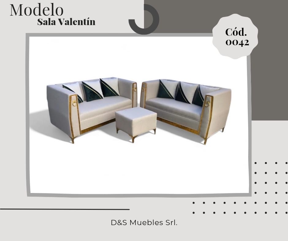 muebles y colchones - Juego de sala 
Madera: pino tratado 
Acolchado súper suave 
Tela:camba italiana 3