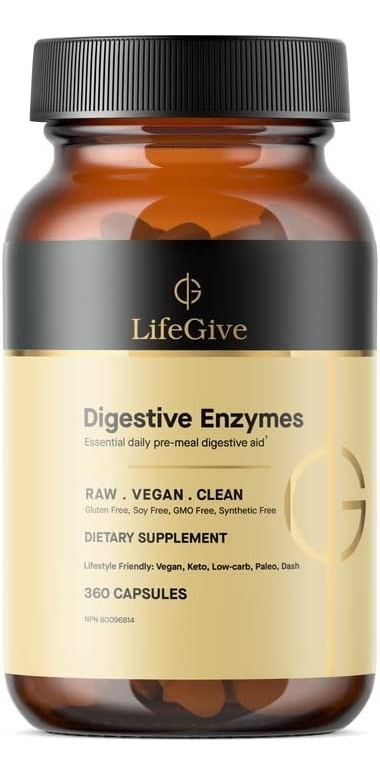 Salud y Equipamiento Médico - Enzimas Digestivas Lifegive - Unid - Unidad A $2868