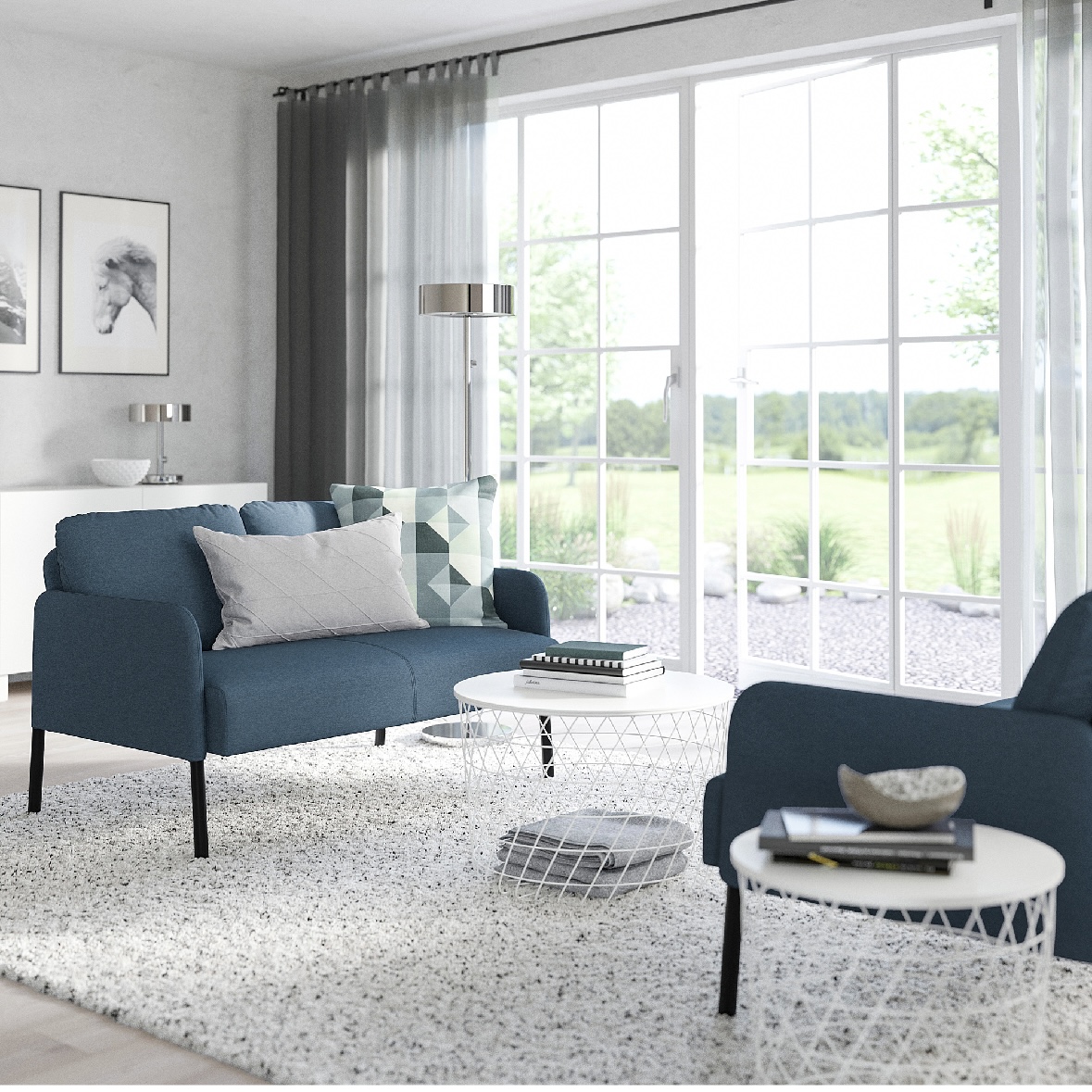 decoración y accesorios - Sofá de dos plazas ( mueble )  9