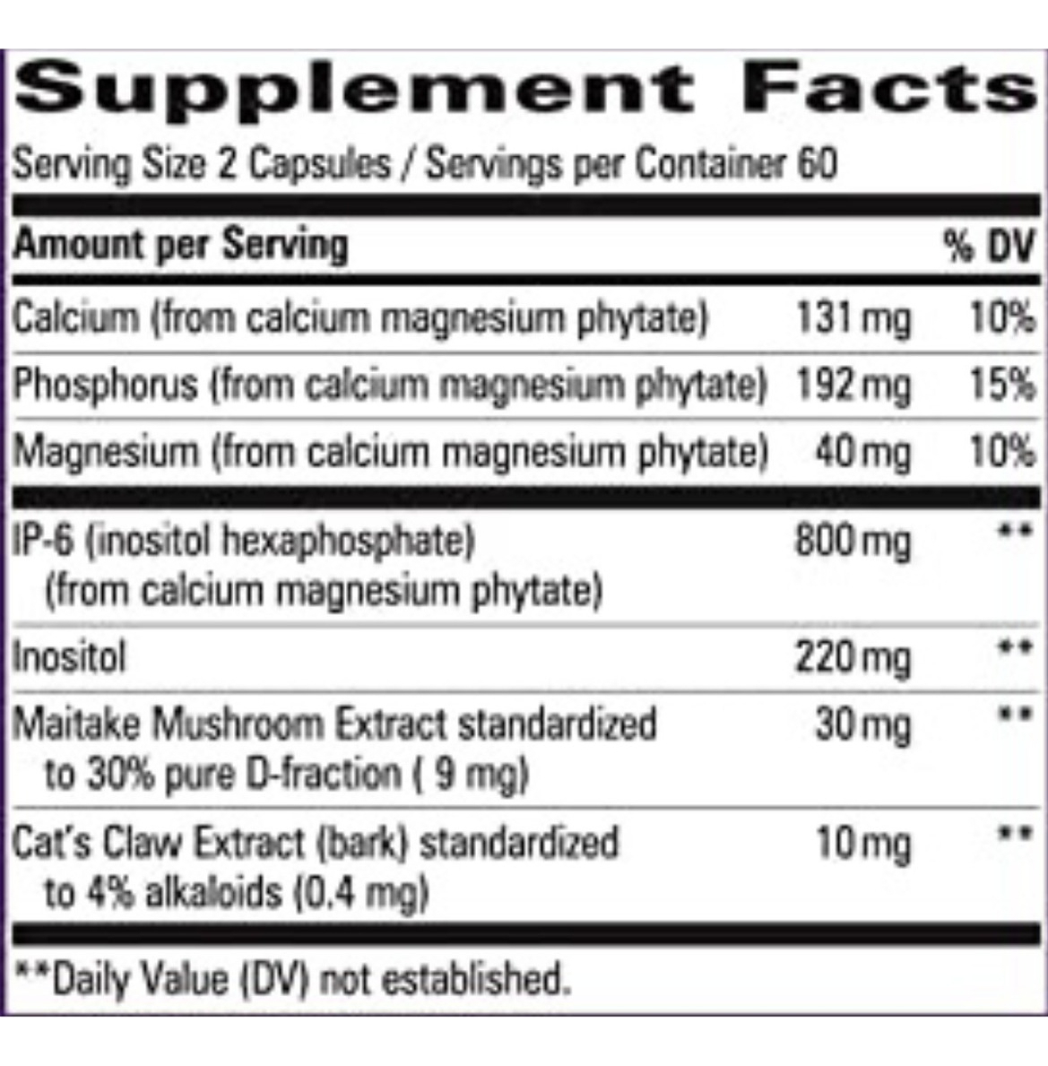 Salud y Equipamiento Médico - Nature's Way - Inositol 120 capsulas 1