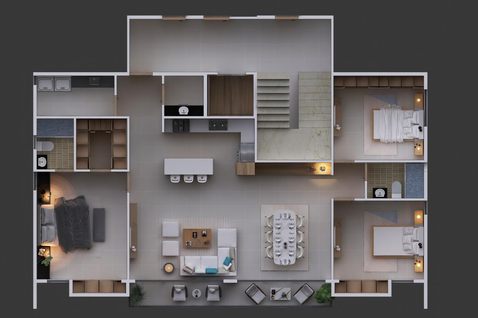 apartamentos - PROYECTO DE APARTAMENTOS EN GURABO SANTIAGO 9
