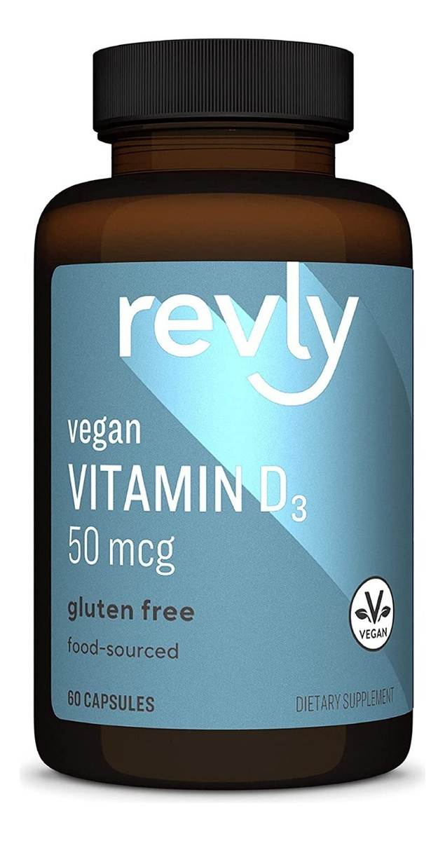 Salud y Equipamiento Médico - Vitamina D3 2000iu 60 caps Revly 0