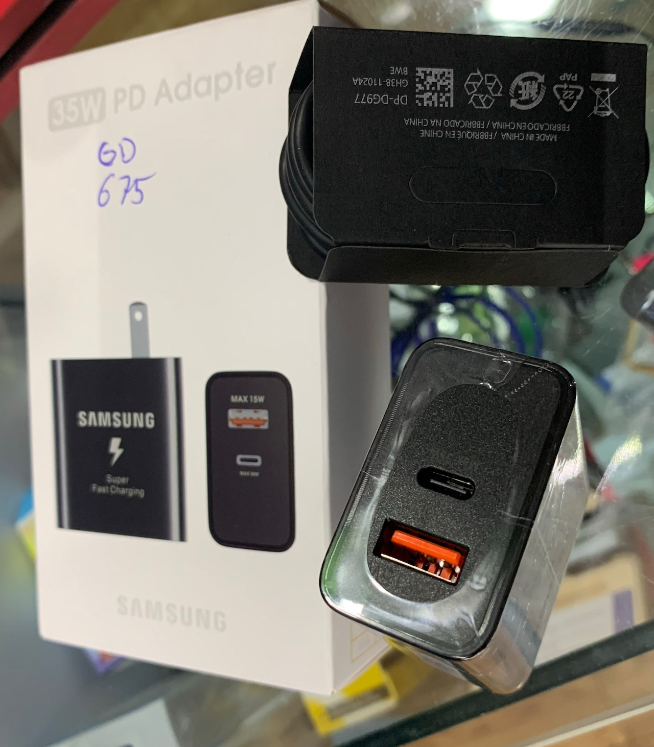 celulares y tabletas - cargador completo samsung 67W usb tipo c 0