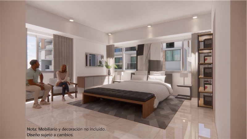 apartamentos - Apartamento uno por nivel en Naco  8