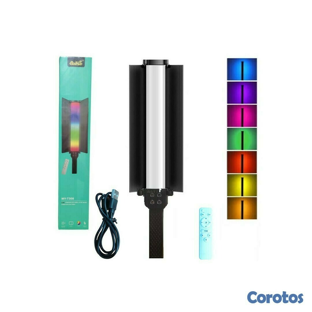 accesorios para electronica - Lampara de mano rgb recargable. 2