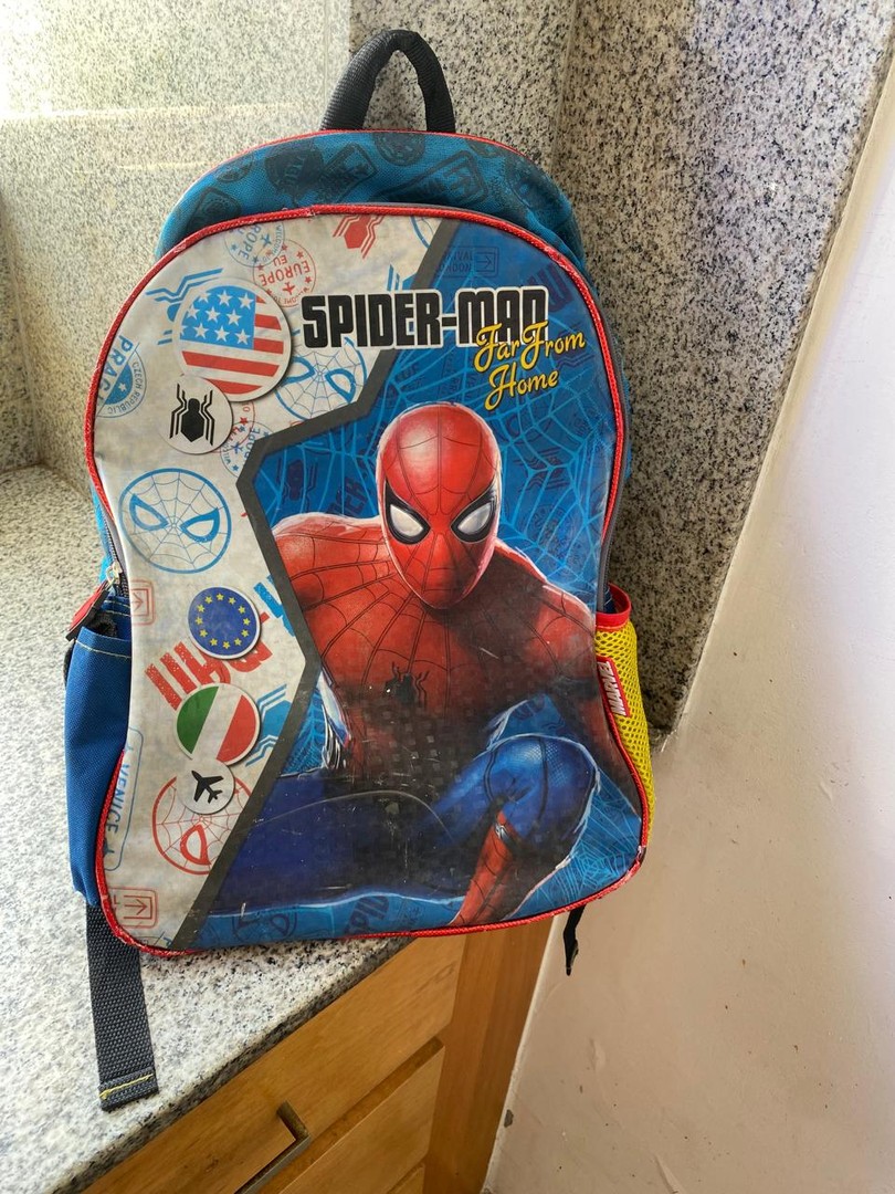 accesorios - Spider-Man Mochila ! Grande ! Original Marvel !