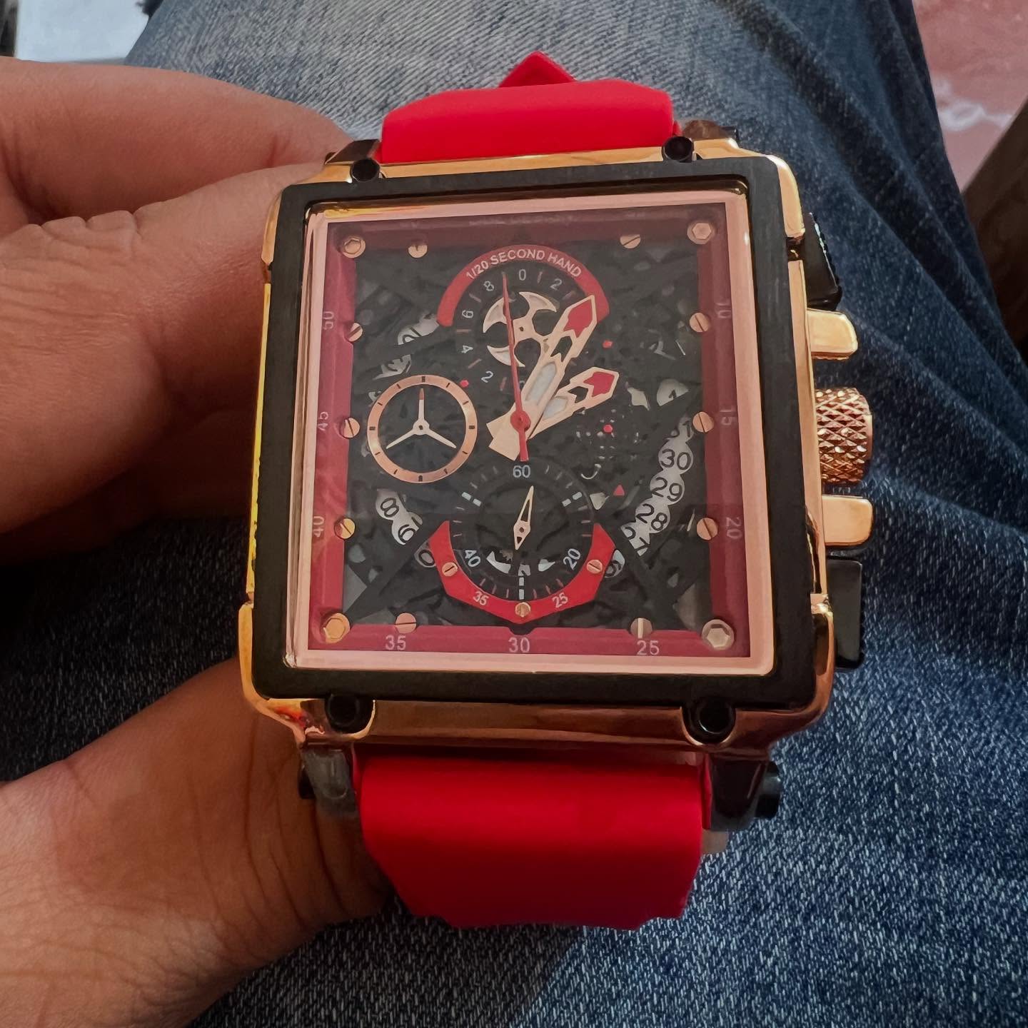 joyas, relojes y accesorios -  Reloj Lige Cronografo  cristal mineral fechero
