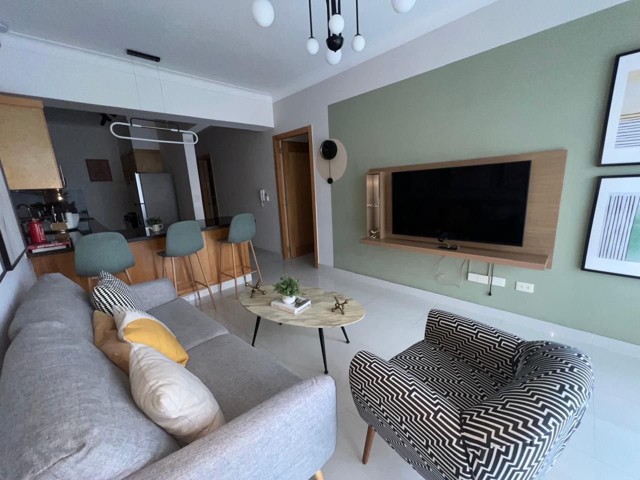 apartamentos - Alquiler de Apartamento Amueblado en Los Próceres 3