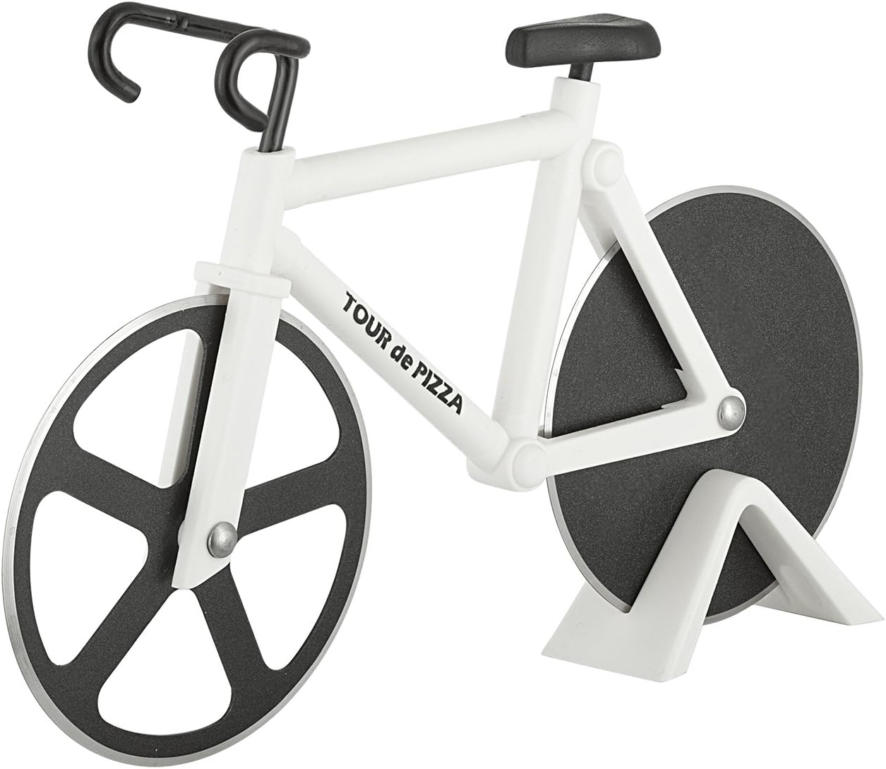 cocina - Cortador de pizza en forma de bicicleta  1