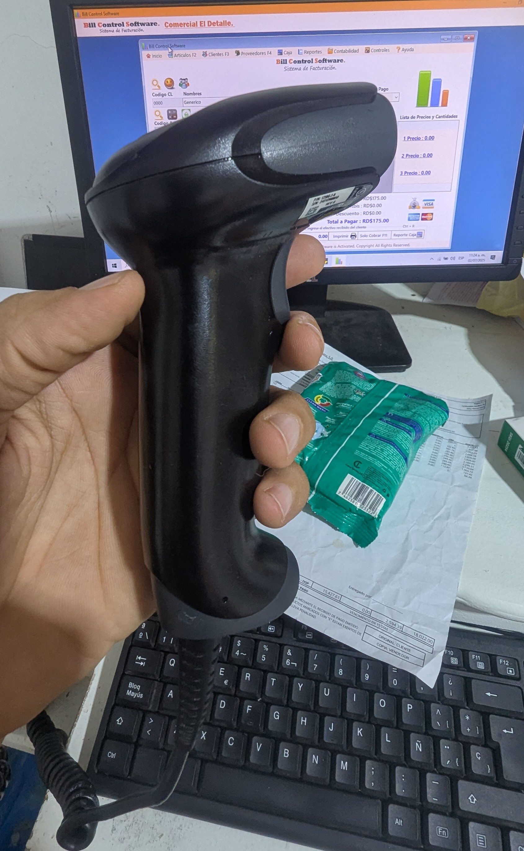 impresoras y scanners - Escáner códigos de barra Honeywell 2