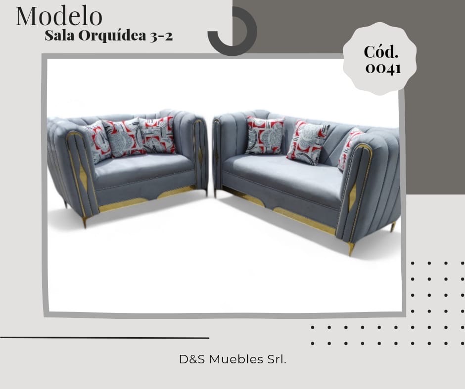 muebles y colchones - Juego de sala 
Madera: pino tratado 
Acolchado súper suave 
Tela:camba italiana 4