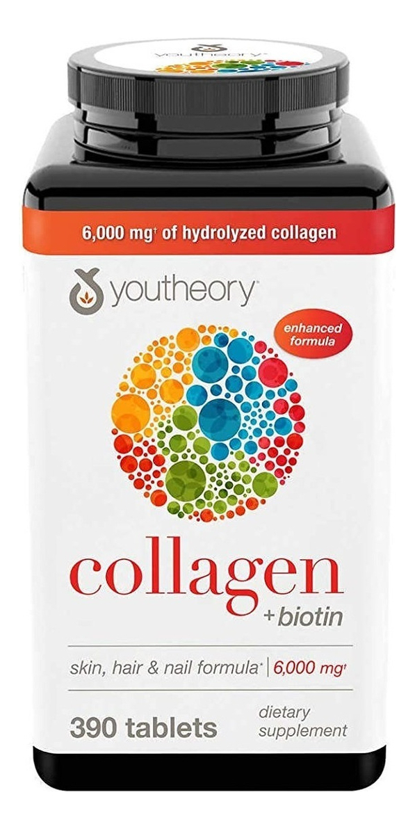 Salud y Equipamiento Médico - Tabletas De Formula Avanzada De Colageno Youtheory -390 Ct