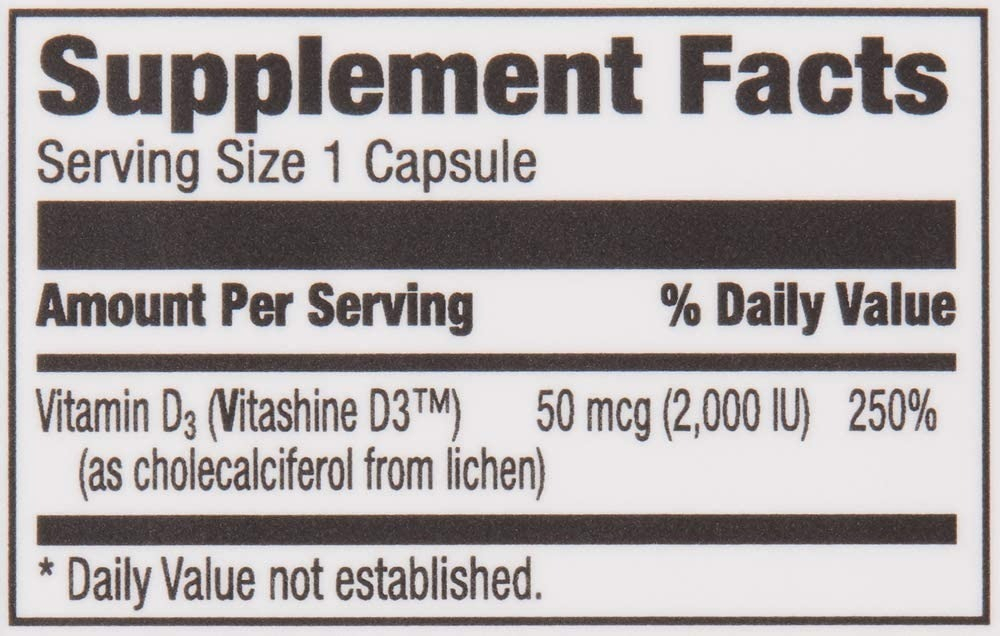 Salud y Equipamiento Médico - Vitamina D3 2000iu 60 caps Revly 1