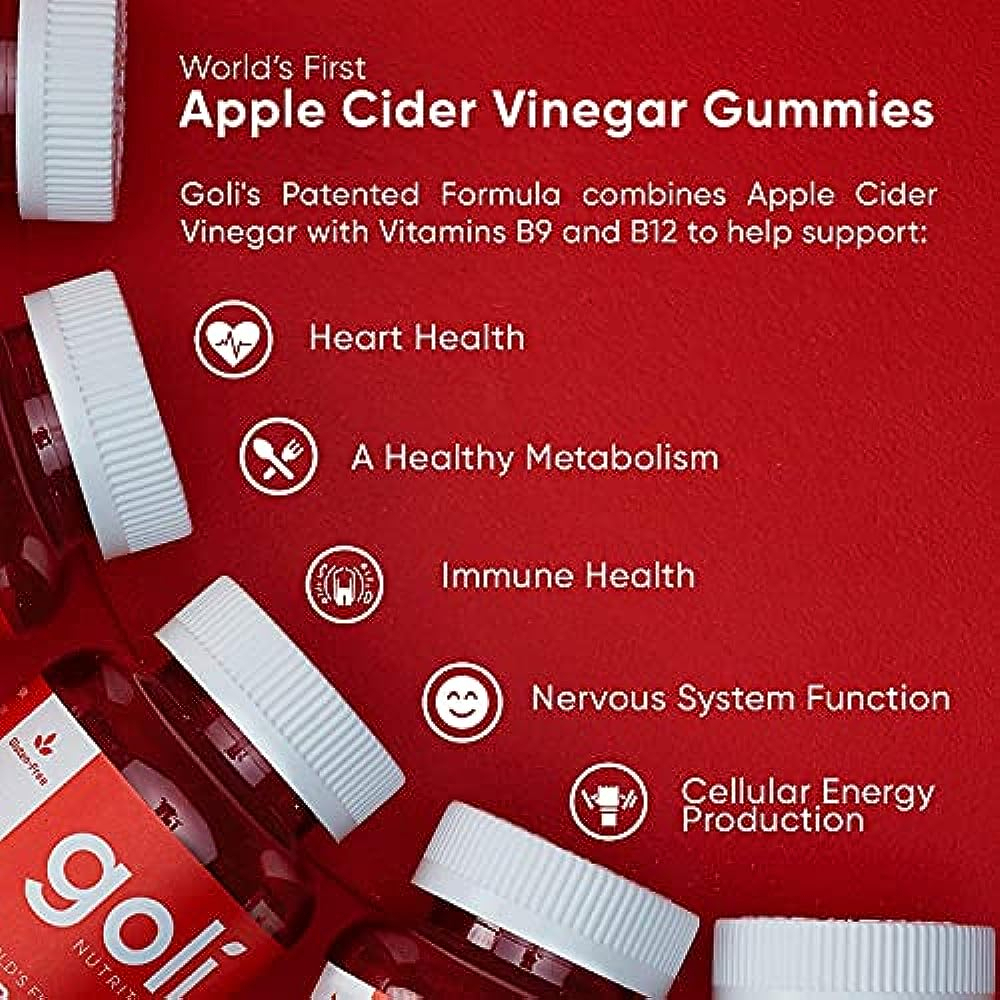 Salud y Equipamiento Médico - Vinagre Sidra De Manzana Gummy Vitamins De Goli Nutrition 1