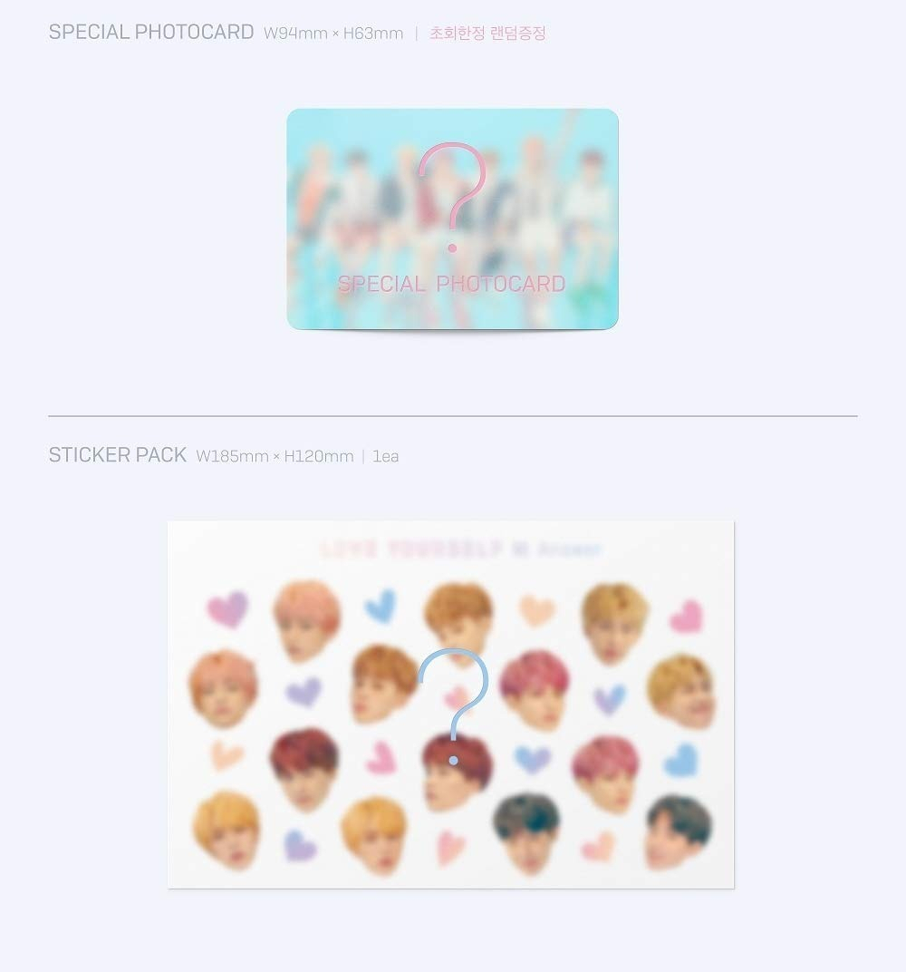 Salud y Equipamiento Médico - Bts Love Yourself Answer 2cd+photobook+mini Book+photocard 3