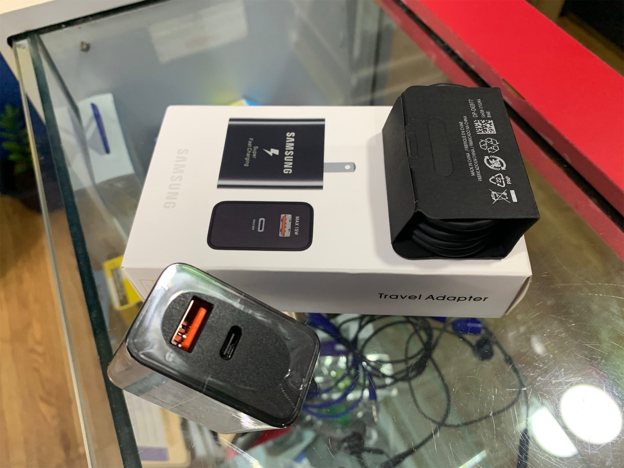 celulares y tabletas - cargador completo samsung 67W usb tipo c 1