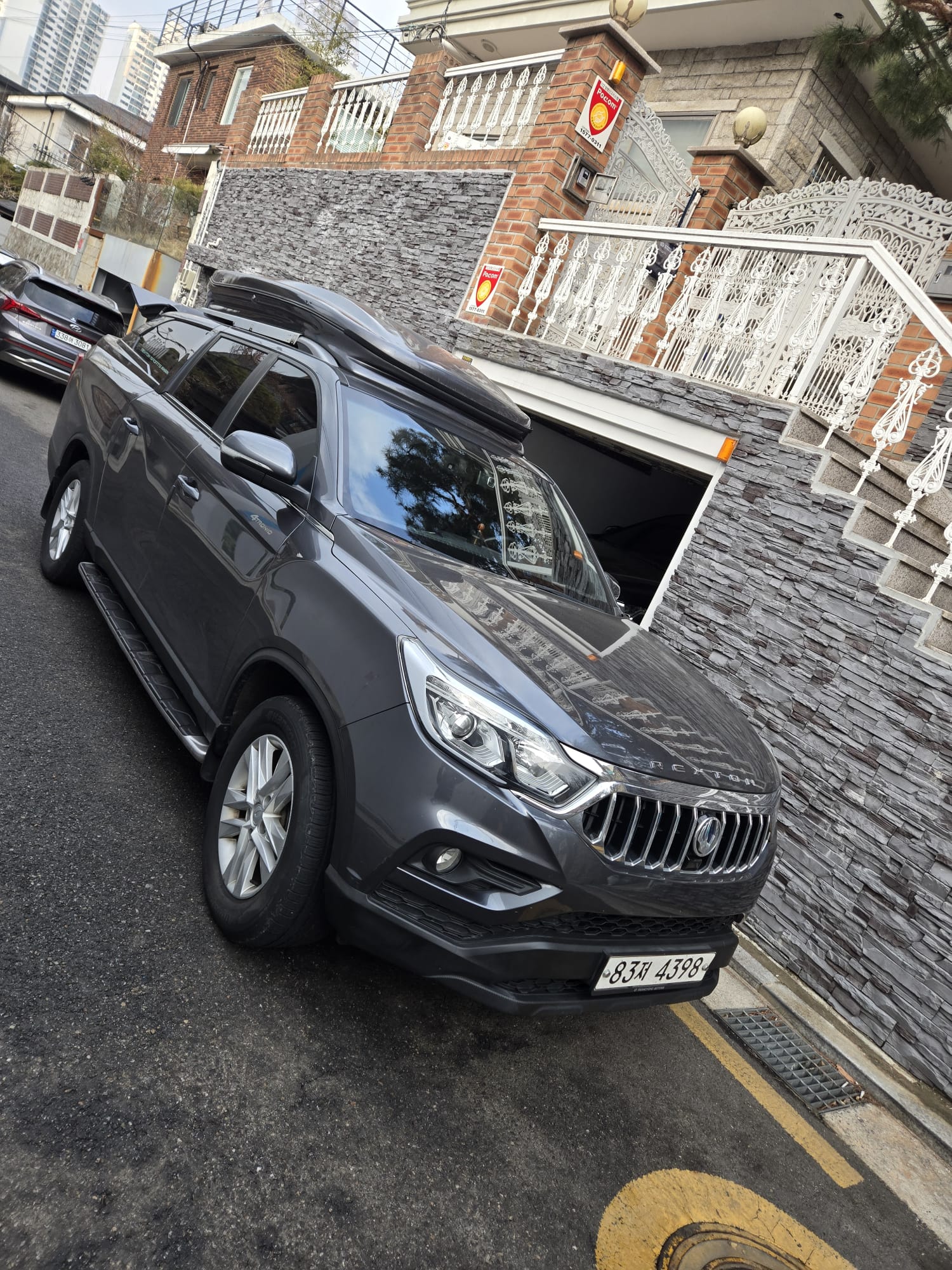jeepetas y camionetas - KGM REXTON 2019 GRIS OSCURO DIESEL 3