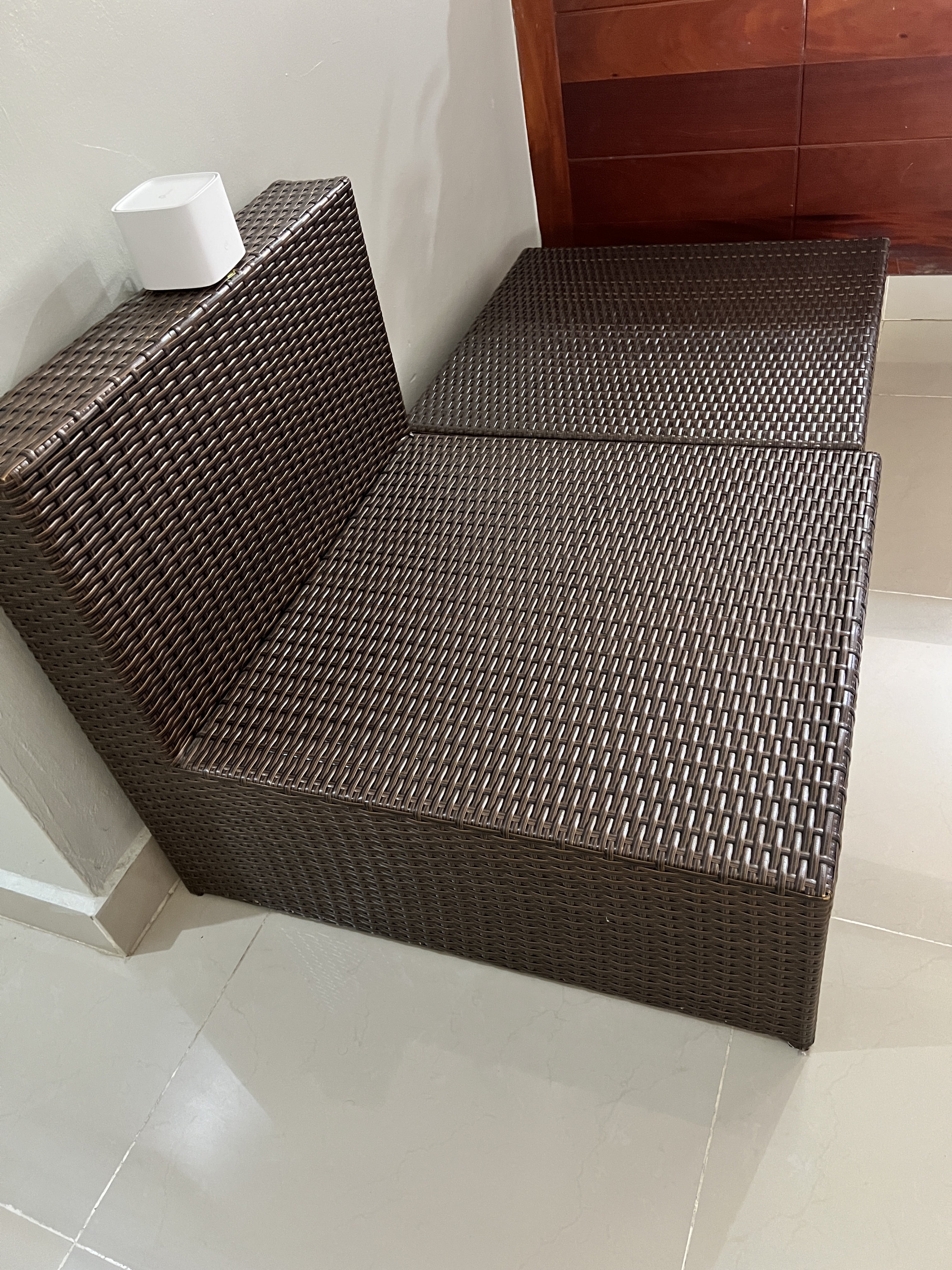muebles y colchones - Juego de muebles de 5 piezas estilo Rattan sintético  1