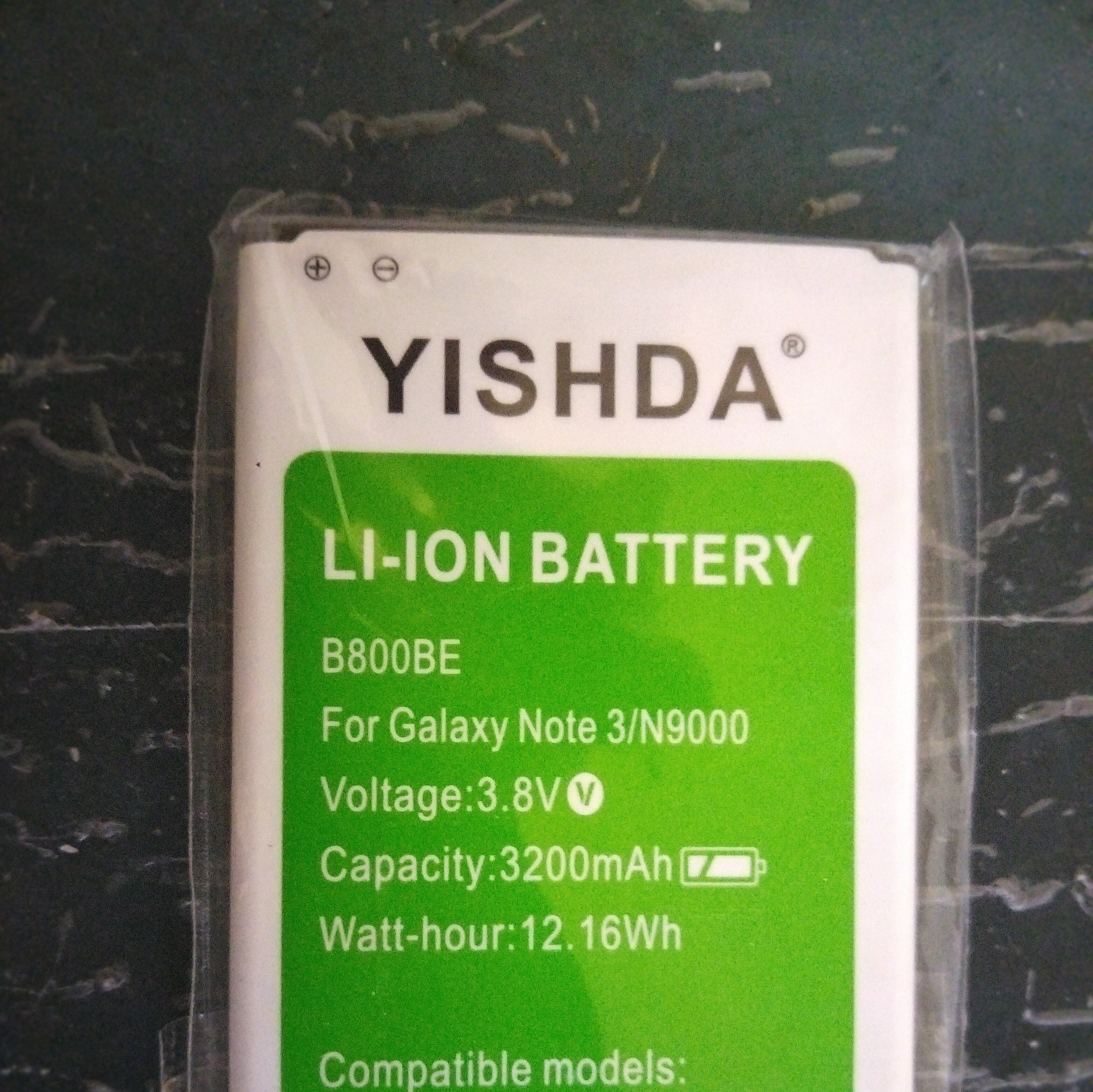 celulares y tabletas - Batería Yishda para Samsung Galaxy Note 3/N9000 0