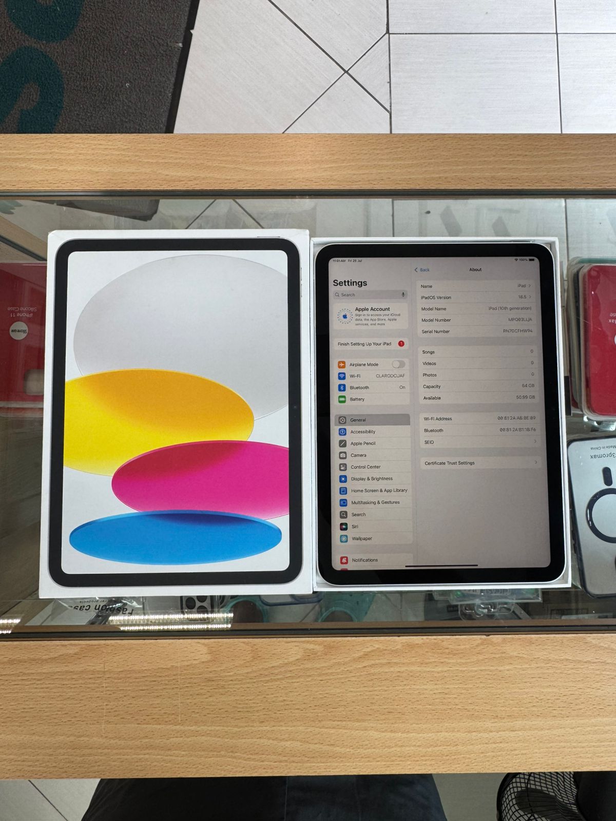 celulares y tabletas - ipad 10th Gen silver 64 GB 10.9''  WIFI. 2