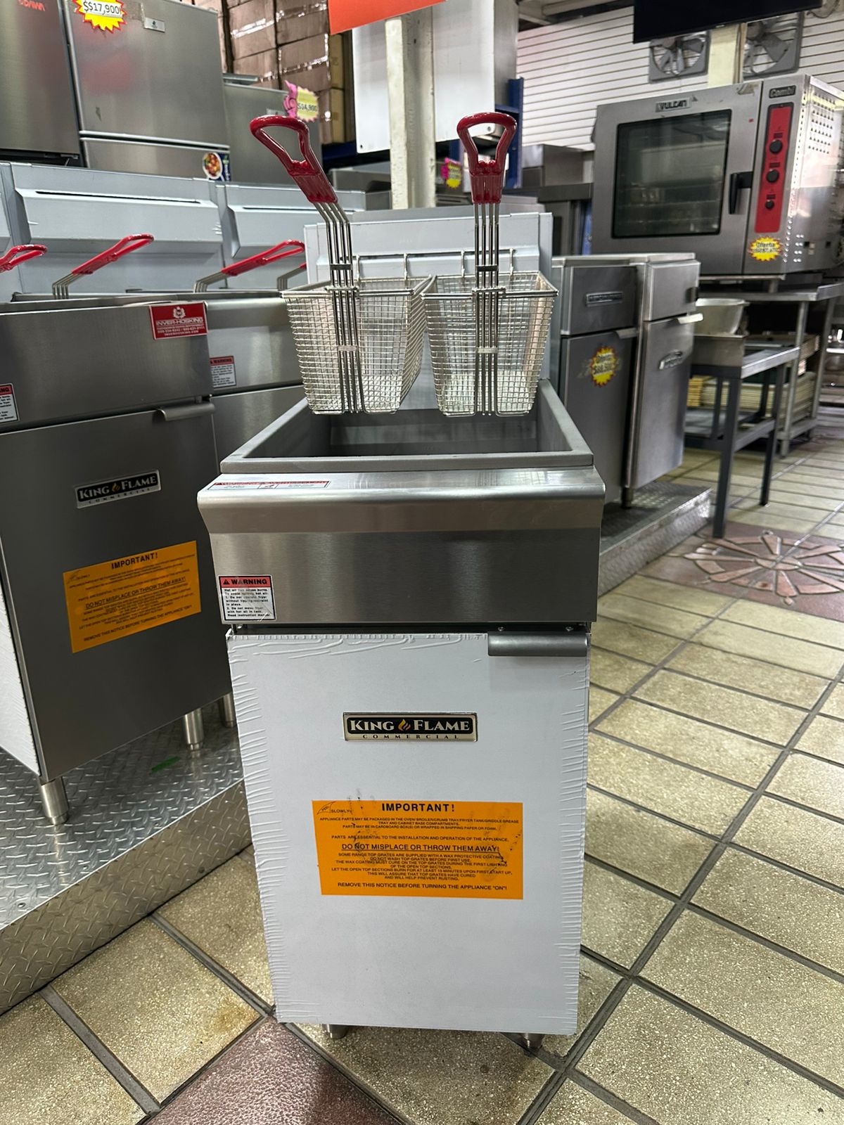 equipos profesionales - Oferta! Freidor de 50Lbs King Flame. 0