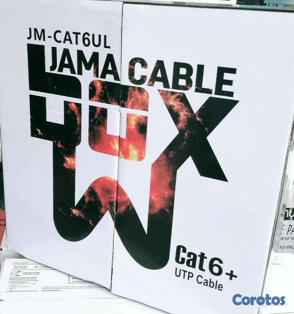 computadoras y laptops - CABLE DE RED UTP  CAT6e 1000 PIES  2