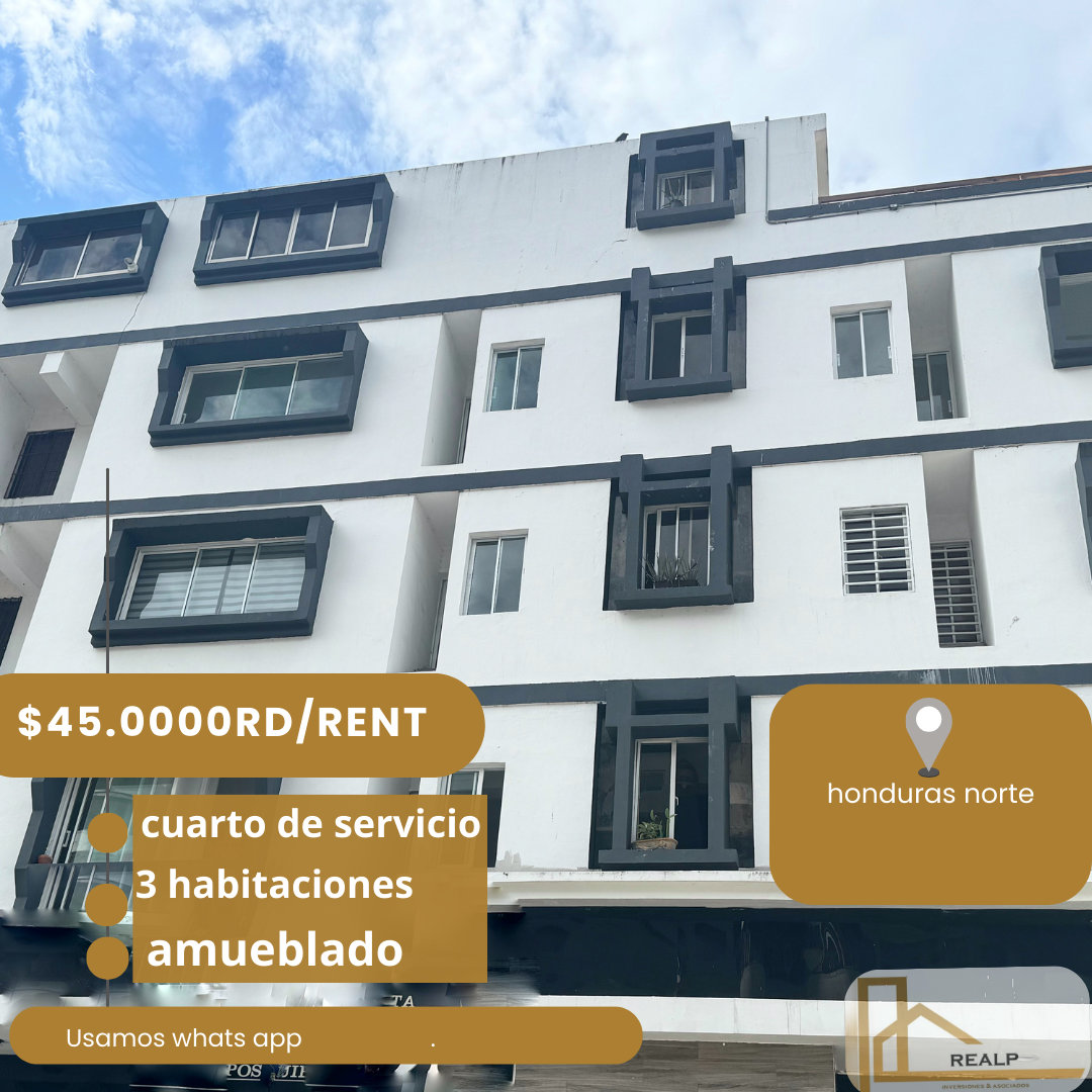 apartamentos - apartamento en alquiler amueblado 