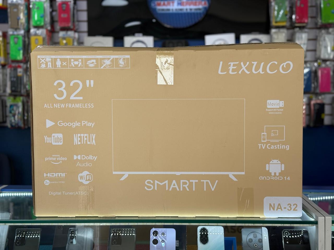 tv - SMART TV LEXUCO DE 32 PULGADAS HD NUEVA 0