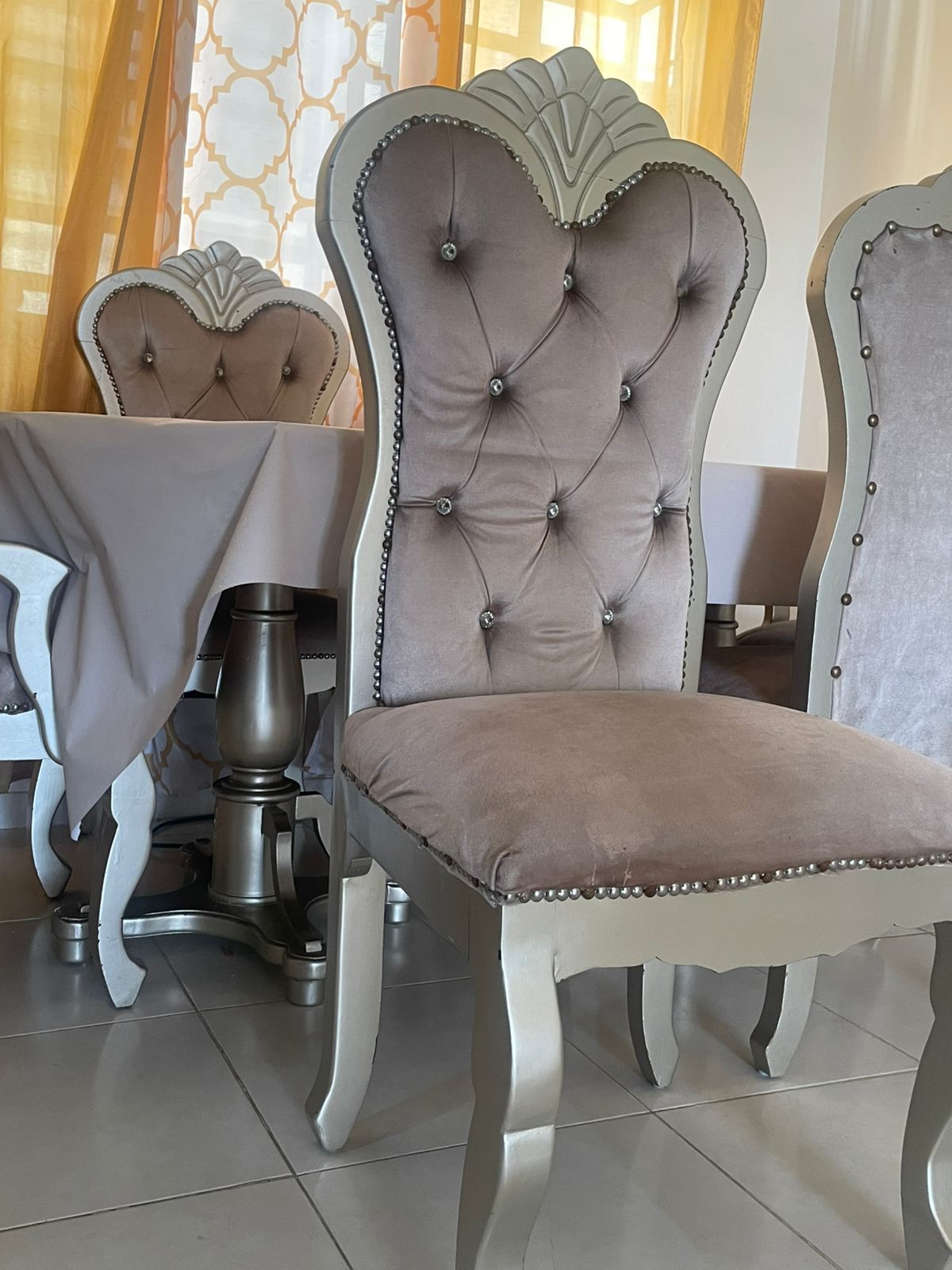 muebles y colchones - juego de comedor  6