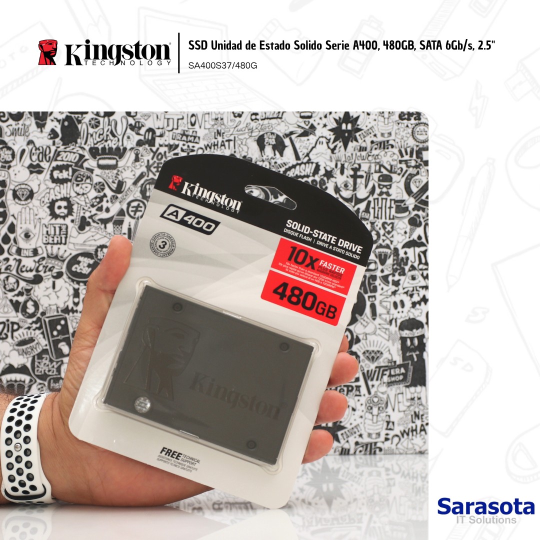 accesorios para electronica - Kingston SSD de 480Gb Serie A400