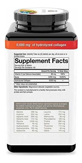 Salud y Equipamiento Médico - Tabletas De Formula Avanzada De Colageno Youtheory -390 Ct 1
