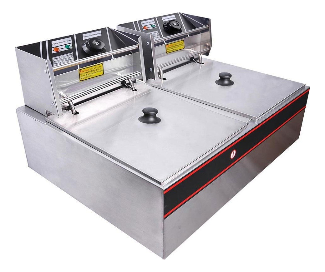 construccion e industrial - Freidora Industrial 12 Litros Yescom Commercial 5000w 0