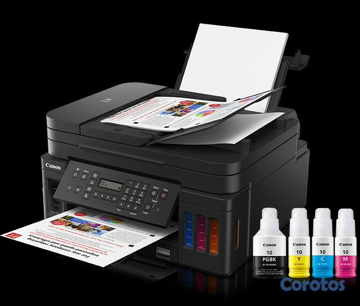 impresoras y scanners - MULTIFUNCION, CANON G7010  BOTELLA DE TINTA DE FABRICA , IMPRESOR, COPIA,SCANER 1