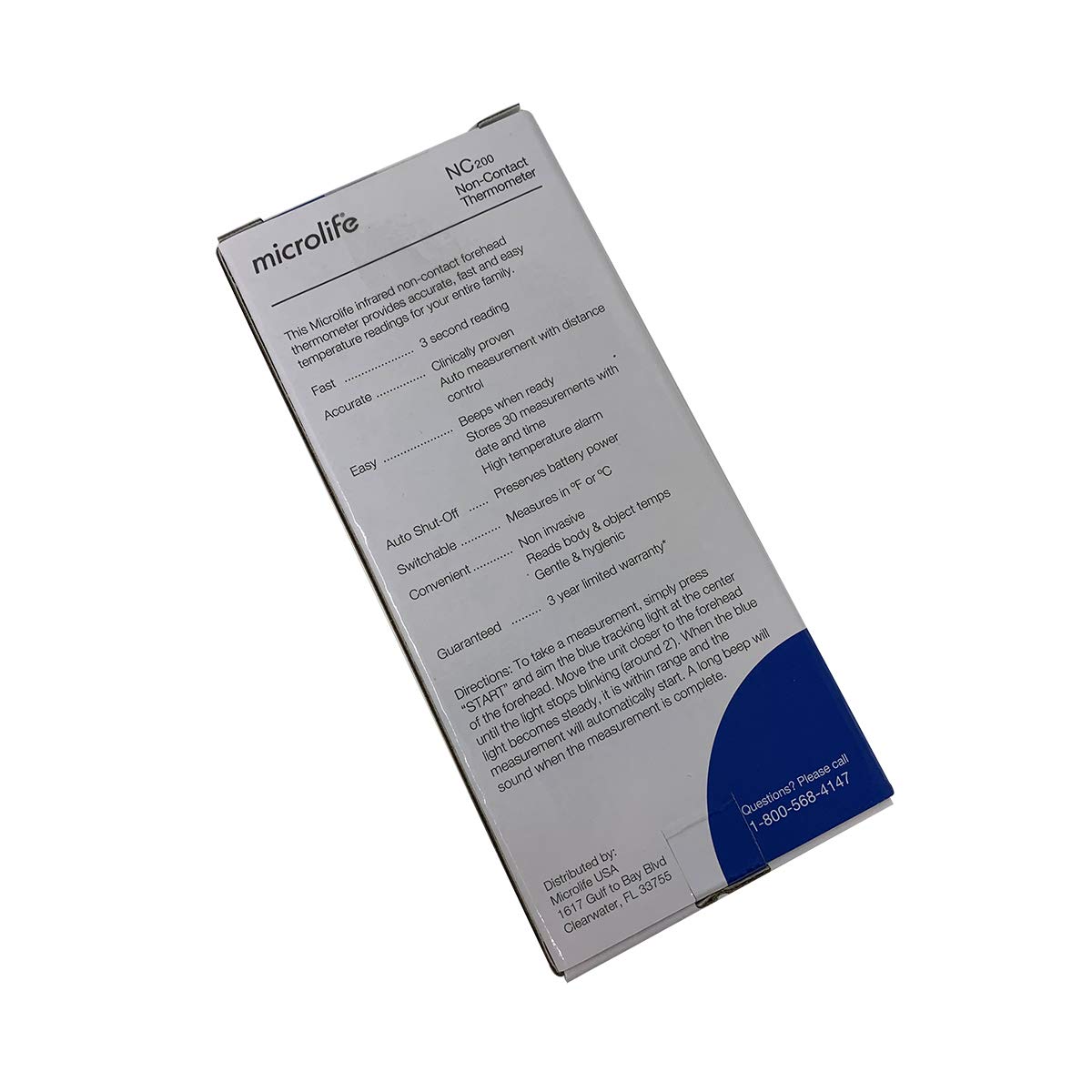 salud y belleza - Termómetro para medir temperatura corporal sin contacto MICROLIFE NC200 1