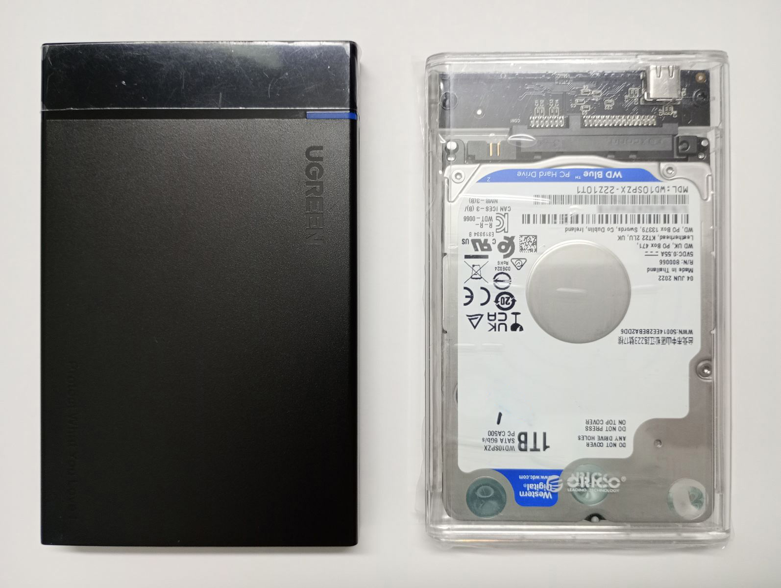otros electronicos - Enclosure ORICO 2.5 Sata USB 3.1 Type-C 4