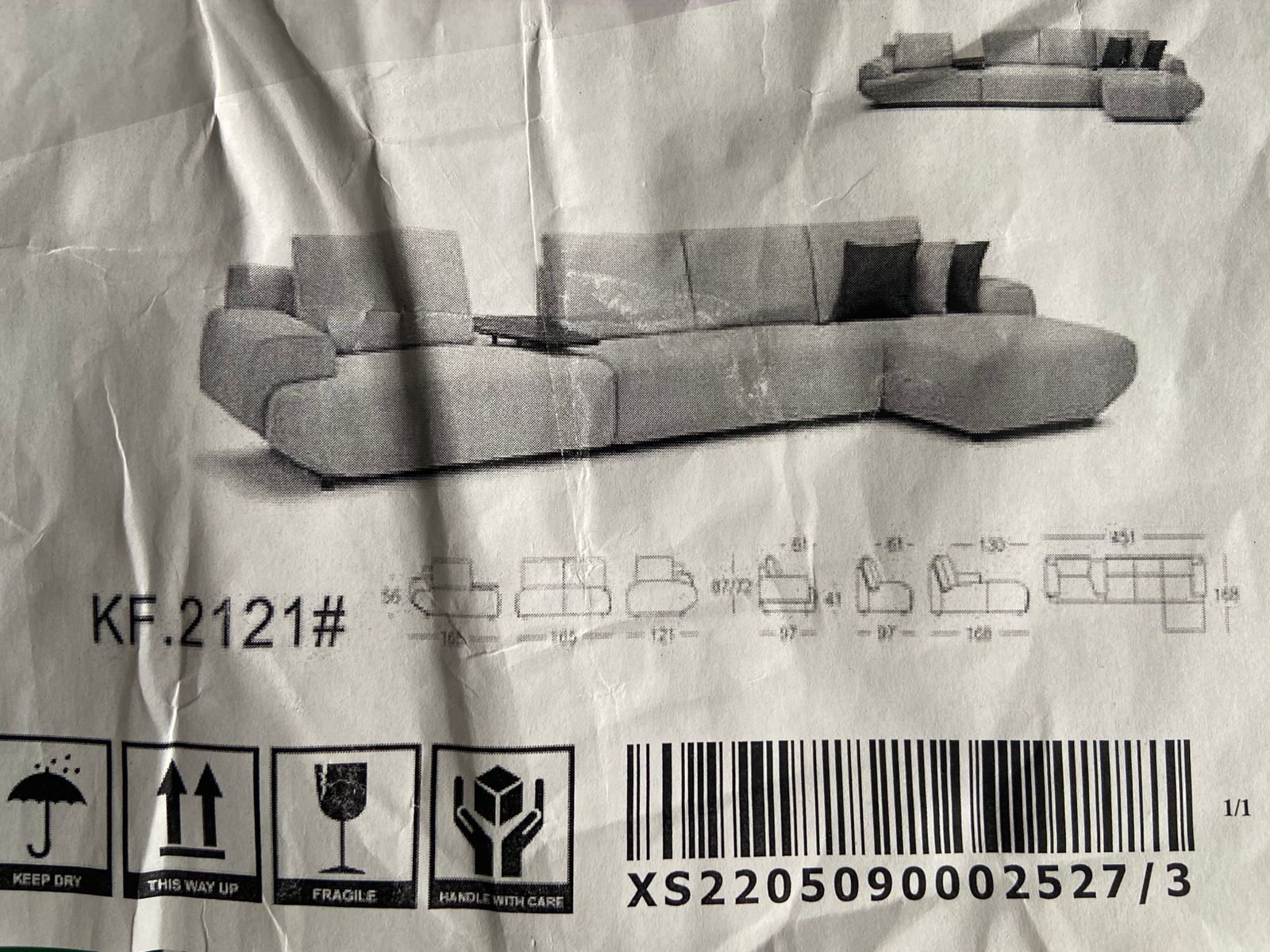 muebles y colchones - Vendo Sofá Nuevo en su paquete (Ilumel) 1