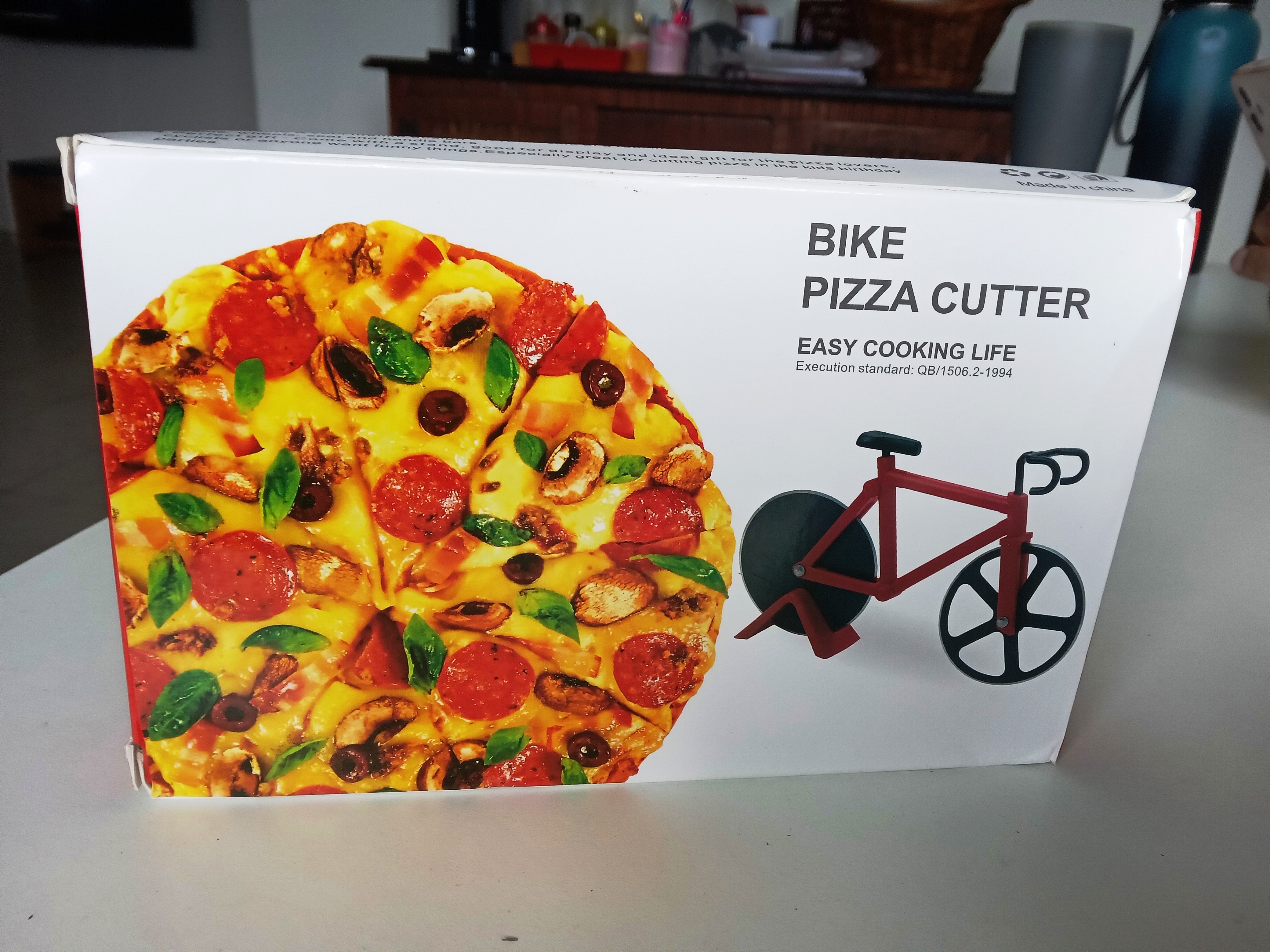 cocina - Cortador de pizza en forma de bicicleta  5
