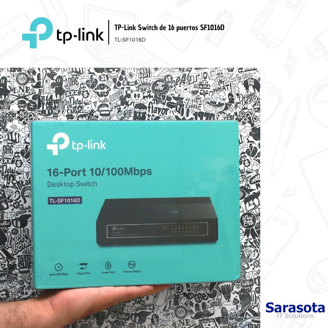 accesorios para electronica - Tp-Link Switch de 16 puertos SF1016D 0