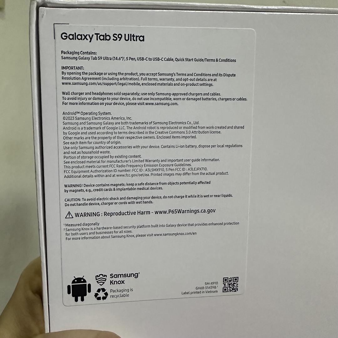 computadoras y laptops - SAMSUNG GALAXY TAB S9 ULTRA 14.6" 256GB  LÁPIZ INCLUIDOS SELLADA  OPORTUNIDAD 1