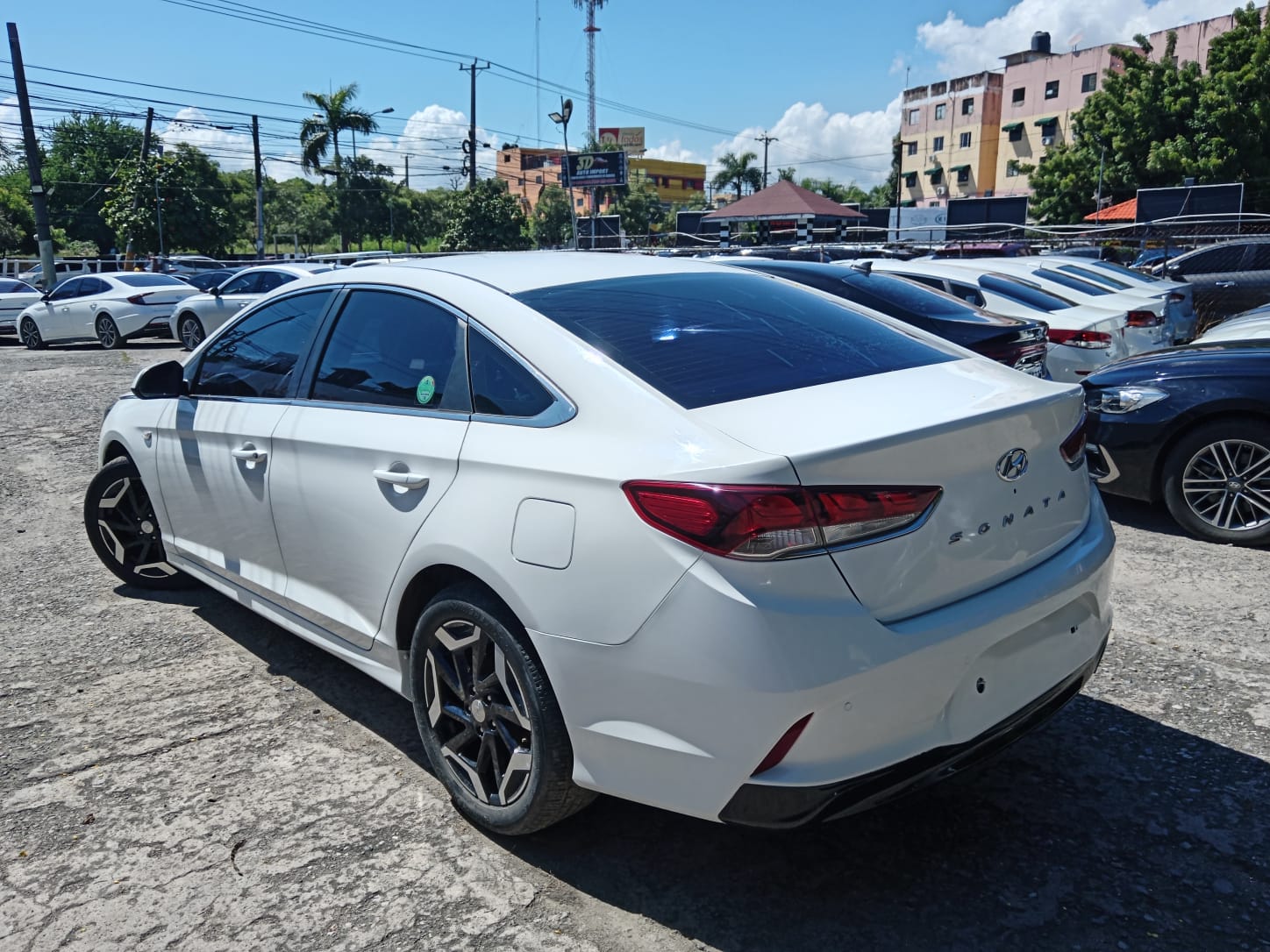 carros - HYUNDAI SONATA NEW RISE 2018 BLANCO 4