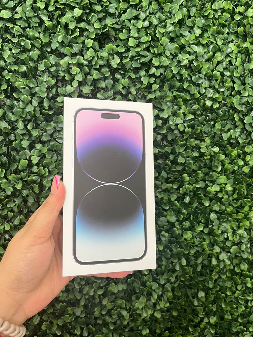 celulares y tabletas - iPhone 14 Pro Max Deep Purple E-SIM 128gb FACTORY CLEAN  0