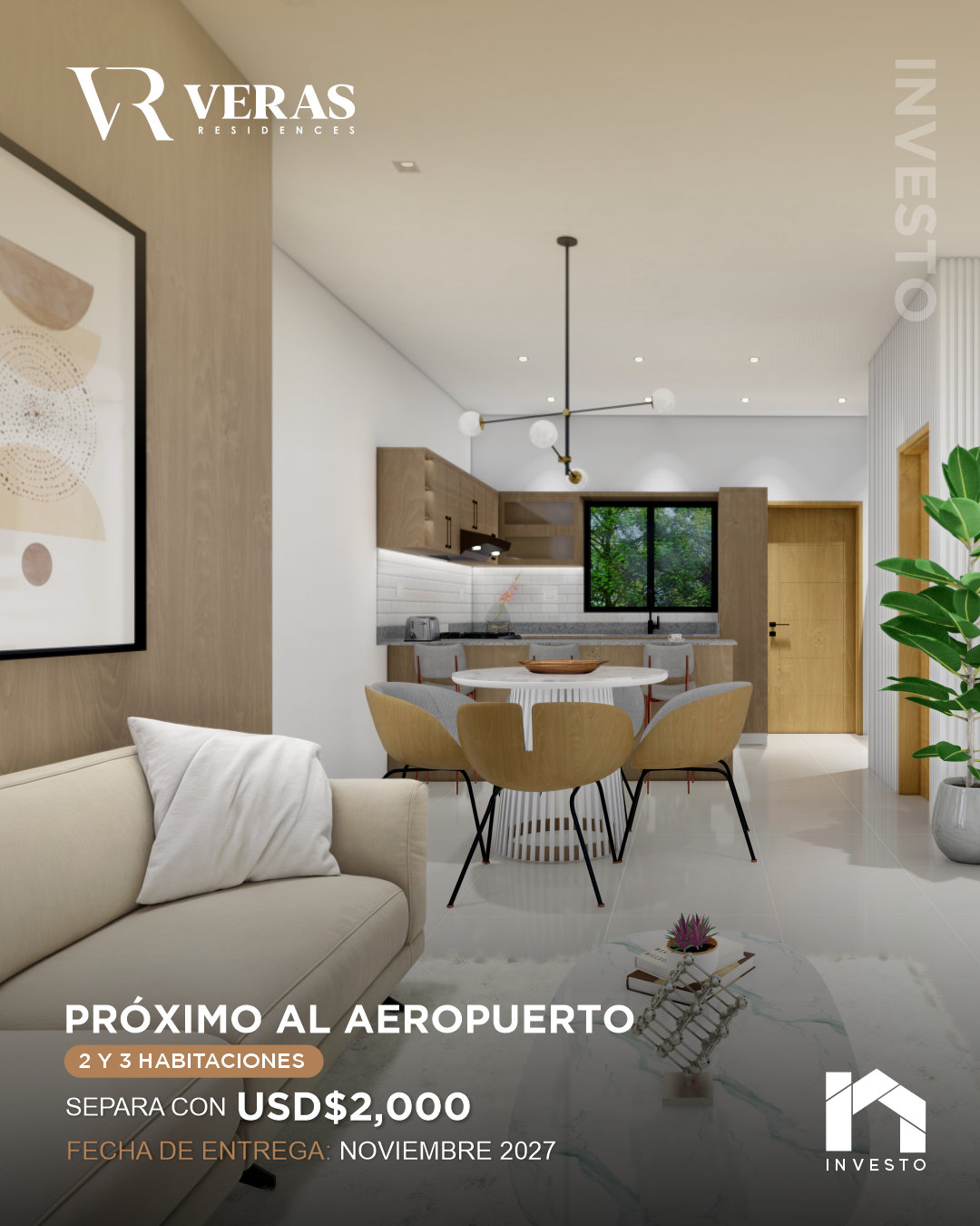 apartamentos - Apartamentos en Venta, Cercanos al Aeropuerto de Santiago. 2
