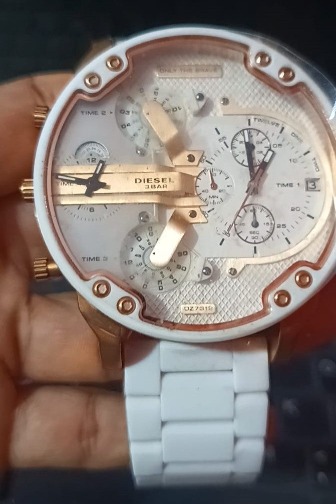 joyas, relojes y accesorios - Reloj Diesel Mr Daddy 2.0  Cuarzo acero inox 0