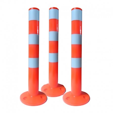 herramientas, jardines y exterior - Delineador de camino de poste con reflectante Vial Seguridad CONO Piloto 2