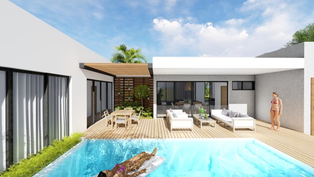 casas vacacionales y villas - Espectacular villa en construcción lista en 6 meses Separe ahora 2