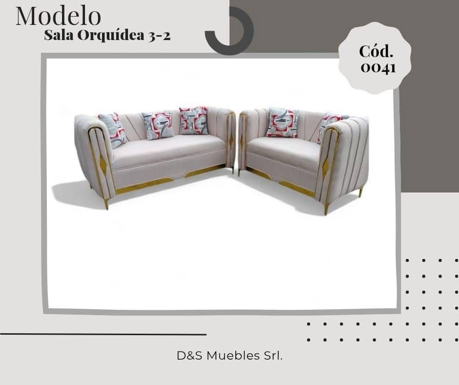 muebles y colchones - Juego de sala 
Madera: pino tratado 
Acolchado súper suave 
Tela:camba italiana 6