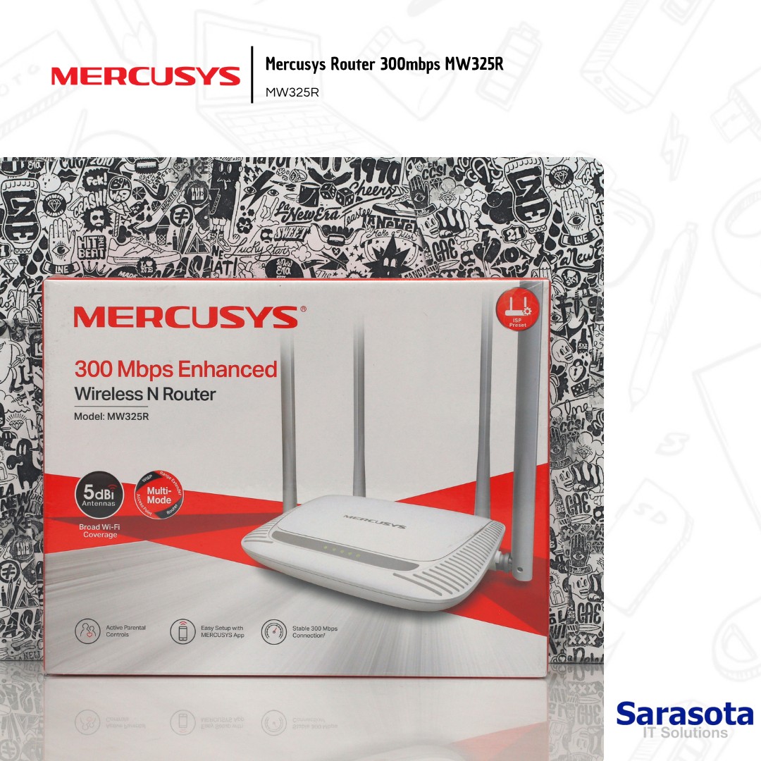 accesorios para electronica - Mercusys Router 300mbps MW325R