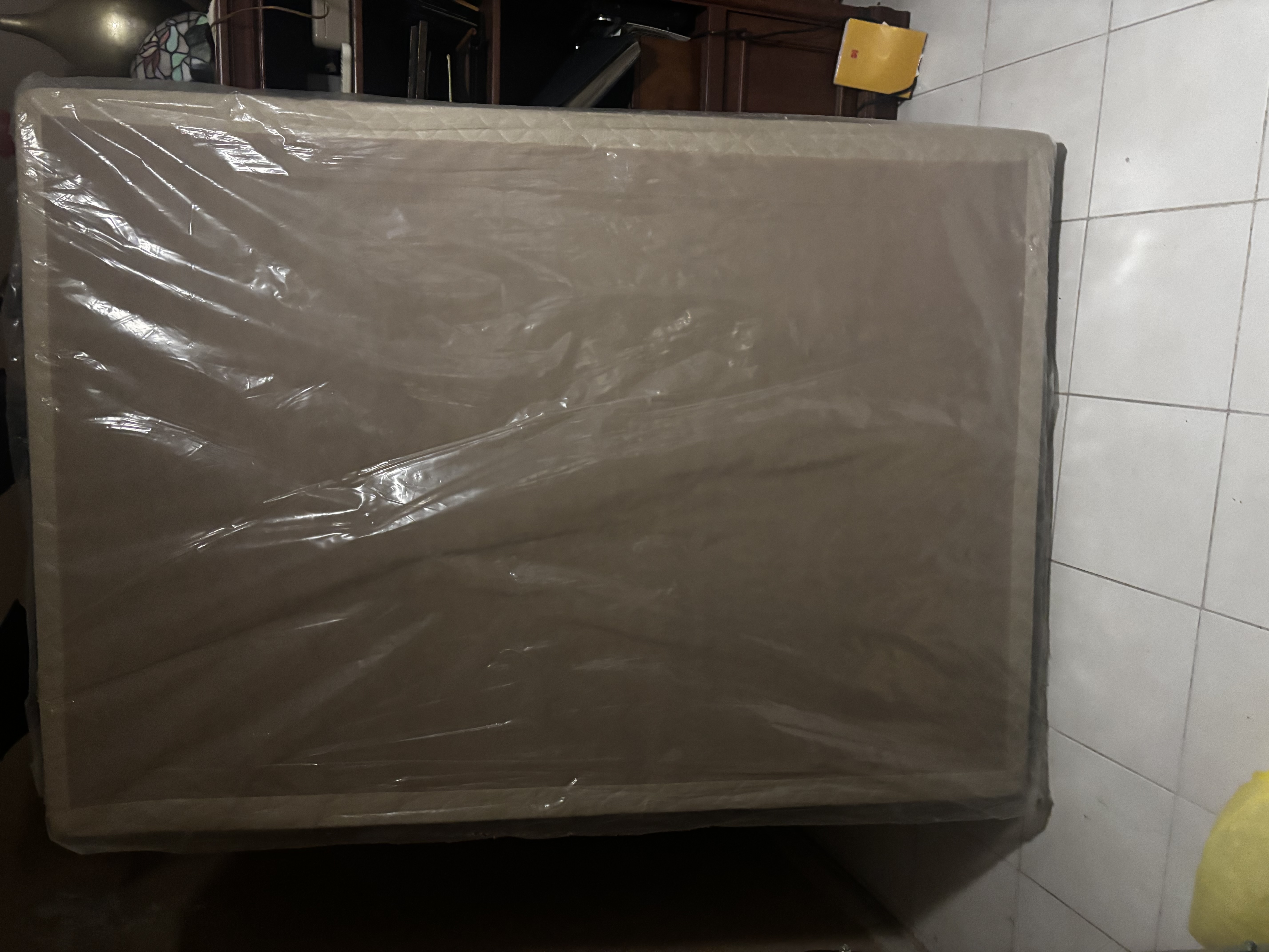 muebles y colchones - Base box spring para colchón full de 54” 0