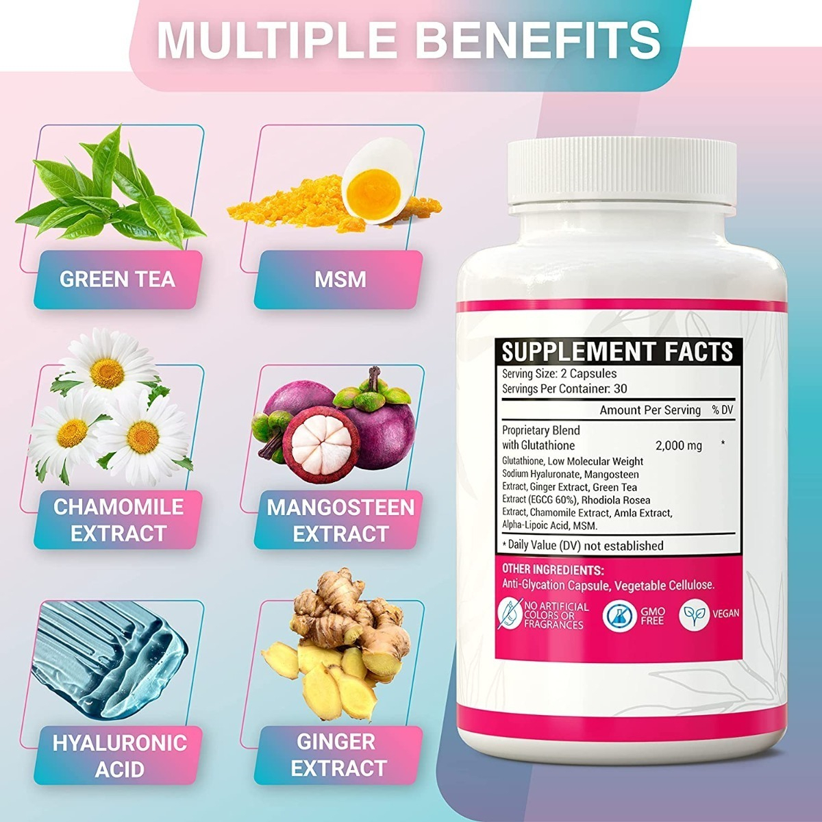 Salud y Equipamiento Médico - Glutation 60 Cap Kenpur Pharma - U - Unidad A $3815 1